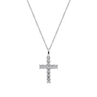 Collana Amen Croci in Argento Zircone CRBB01 - CRBB01